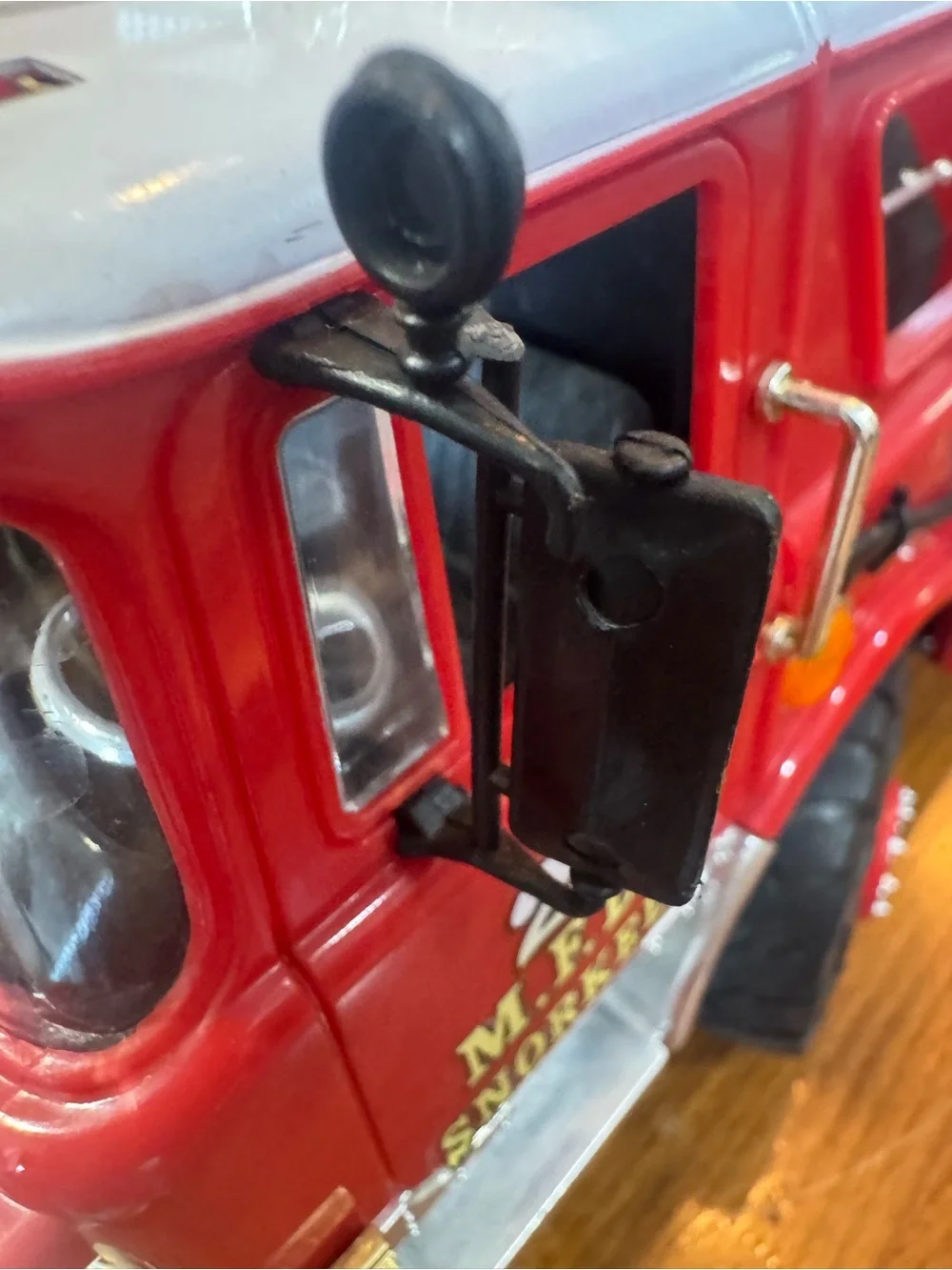 Vtg New Bright Wire Remote Control Metro Fire Truck 1990  Vintage Works 26.6